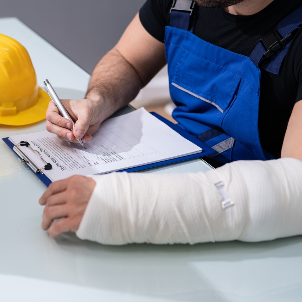 Worker Accident Insurance Disability Compensation And Social Benefits